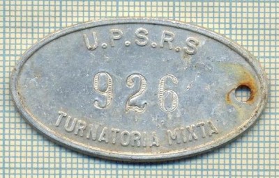ZET 113 PLACHETA(FISA) ,, U.P.S.R.S. - 926 -TURNATORIA MIXTA &amp;quot; - SIDERURGIE foto