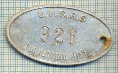 ZET 111 PLACHETA(FISA) ,, U.P.S.R.S. - 926 -TURNATORIA MIXTA &amp;quot; - SIDERURGIE foto