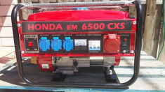 Generator de curent Honda, 5 kw, 220v/380v, benzina+GPL, NOU, livrare gratuita foto