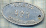 ZET 145 PLACHETA(FISA) ,, U.P.S.R.S. - 923 -TURNATORIA MIXTA &quot; - SIDERURGIE