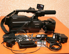 camera sony hvr hd1000e (MiniDV HDV) + accesorii foto