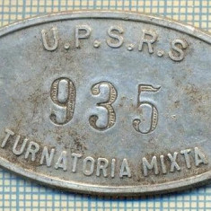 ZET 106 PLACHETA(FISA) ,, U.P.S.R.S. - 935 -TURNATORIA MIXTA " - SIDERURGIE