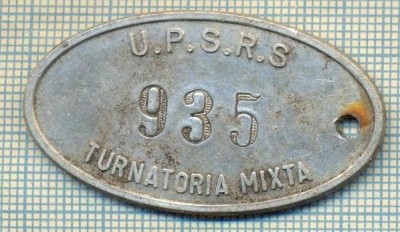 ZET 106 PLACHETA(FISA) ,, U.P.S.R.S. - 935 -TURNATORIA MIXTA &amp;quot; - SIDERURGIE foto