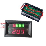 Indicator digital nivel incarcare baterie 12V voltmetru masina, motocicleta !