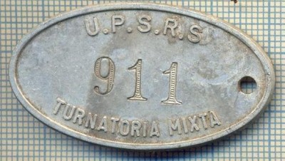 ZET 97 PLACHETA(FISA) ,, U.P.S.R.S. - 911 -TURNATORIA MIXTA &amp;quot; - SIDERURGIE foto