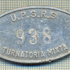 ZET 104 PLACHETA(FISA) ,, U.P.S.R.S. - 938 -TURNATORIA MIXTA " - SIDERURGIE