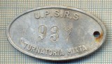 ZET 85 PLACHETA(FISA) ,, U.P.S.R.S. - 937 -TURNATORIA MIXTA &quot; - SIDERURGIE