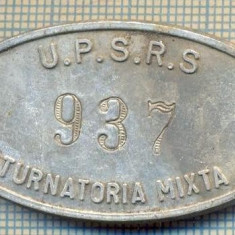 ZET 85 PLACHETA(FISA) ,, U.P.S.R.S. - 937 -TURNATORIA MIXTA " - SIDERURGIE