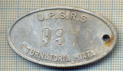 ZET 85 PLACHETA(FISA) ,, U.P.S.R.S. - 937 -TURNATORIA MIXTA &amp;quot; - SIDERURGIE foto