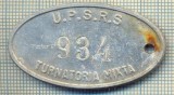 ZET 94 PLACHETA(FISA) ,, U.P.S.R.S. - 934 -TURNATORIA MIXTA &quot; - SIDERURGIE