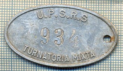 ZET 149 PLACHETA(FISA) ,, U.P.S.R.S. - 934 -TURNATORIA MIXTA &amp;quot; - SIDERURGIE foto