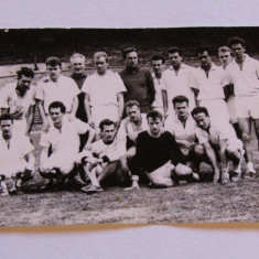 Foto (veche) originala-echipa de fotbal SALGOTARJAN (Ungaria- anul 1960)