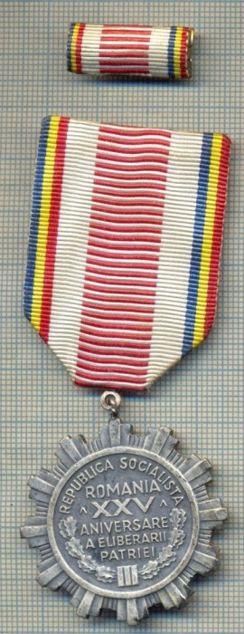 ZET 73 MEDALIE ,,A XXV-A ANIVERSARE A ELIBERARII PATRIEI&quot;-1944-1969 RSR