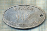 ZET 127 PLACHETA(FISA) ,, U.P.S.R.S. - 907 -TURNATORIA MIXTA &quot; - SIDERURGIE