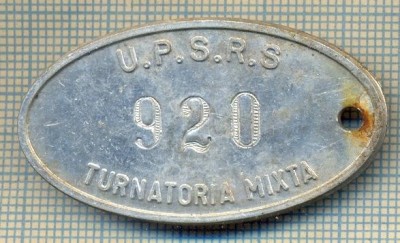 ZET 103 PLACHETA(FISA) ,, U.P.S.R.S. - 920 -TURNATORIA MIXTA &amp;quot; - SIDERURGIE foto