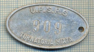 ZET 147 PLACHETA(FISA) ,, U.P.S.R.S. - 909 -TURNATORIA MIXTA &amp;quot; - SIDERURGIE foto