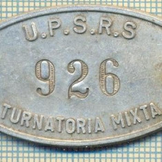 ZET 112 PLACHETA(FISA) ,, U.P.S.R.S. - 926 -TURNATORIA MIXTA " - SIDERURGIE