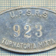 ZET 84 PLACHETA(FISA) ,, U.P.S.R.S. - 923 -TURNATORIA MIXTA " - SIDERURGIE