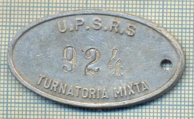 ZET 154 PLACHETA(FISA) ,, U.P.S.R.S. - 924 -TURNATORIA MIXTA &amp;quot; - SIDERURGIE foto