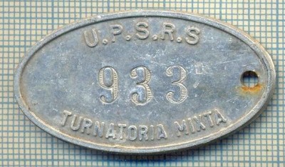 ZET 121 PLACHETA(FISA) ,, U.P.S.R.S. - 933 -TURNATORIA MIXTA &amp;quot; - SIDERURGIE foto