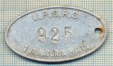 ZET 86 PLACHETA(FISA) ,, U.P.S.R.S. - 925 -TURNATORIA MIXTA &quot; - SIDERURGIE