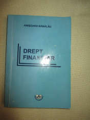 Drept Financiar - Anisoara Babalau foto