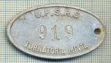 ZET 120 PLACHETA(FISA) ,, U.P.S.R.S. - 919 -TURNATORIA MIXTA &quot; - SIDERURGIE