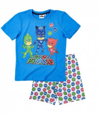 Pijama de vara PJ Masks albastru foto