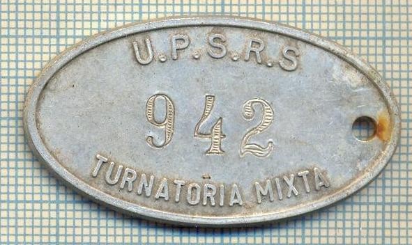 ZET 96 PLACHETA(FISA) ,, U.P.S.R.S. - 942 -TURNATORIA MIXTA &quot; - SIDERURGIE