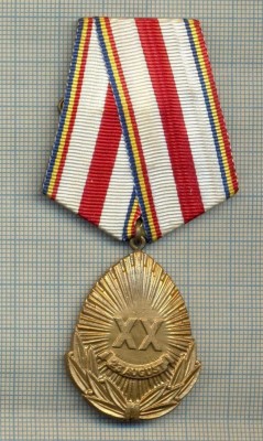 ZET 72 MEDALIE ,,A XX-A ANIVERSARE A ELIBERARII PATRIEI&amp;quot;-1944-1964 foto