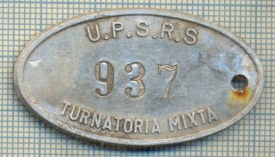 ZET 144 PLACHETA(FISA) ,, U.P.S.R.S. - 937 -TURNATORIA MIXTA &amp;quot; - SIDERURGIE foto