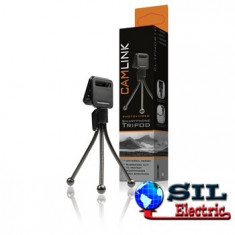 Trepied pentru smartphone cu clip cauciucat Camlink foto