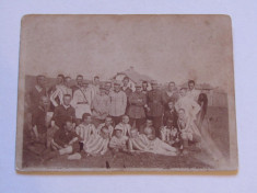 Foto (veche) originala-echipa de fotbal scoala militara - regiunea Ploiesti foto