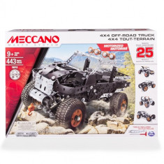 Meccano - Set Constructie 4x4 Off Road 25 in 1 ATV, 443 piese foto