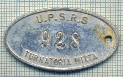 ZET 146 PLACHETA(FISA) ,, U.P.S.R.S. - 928 -TURNATORIA MIXTA &amp;quot; - SIDERURGIE foto
