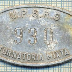 ZET 140 PLACHETA(FISA) ,, U.P.S.R.S. - 930 -TURNATORIA MIXTA " - SIDERURGIE