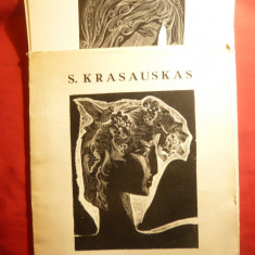 Album -Pictura in zinc si grafica - S.Krasauskas - Ed. 1967 -20 gravuri