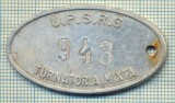 ZET 115 PLACHETA(FISA) ,, U.P.S.R.S. - 943 -TURNATORIA MIXTA &quot; - SIDERURGIE