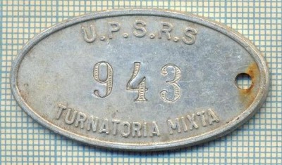 ZET 115 PLACHETA(FISA) ,, U.P.S.R.S. - 943 -TURNATORIA MIXTA &amp;quot; - SIDERURGIE foto