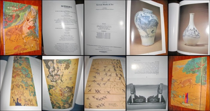 Catalog Licitatii Sotheby&#039;s-Korea- Lucrari de Arta- New York Vineri Iunie 1993.