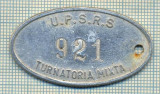 ZET 155 PLACHETA(FISA) ,, U.P.S.R.S. - 921 -TURNATORIA MIXTA &quot; - SIDERURGIE