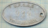 ZET 130 PLACHETA(FISA) ,, U.P.S.R.S. - 939 -TURNATORIA MIXTA &quot; - SIDERURGIE