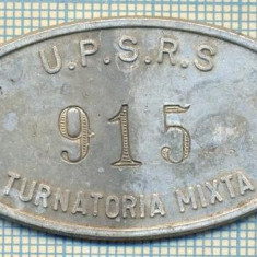 ZET 128 PLACHETA(FISA) ,, U.P.S.R.S. - 915 -TURNATORIA MIXTA " - SIDERURGIE