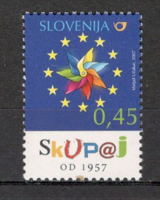 Slovenia.2007 50 ani Tratatul de la Roma MS.761 foto