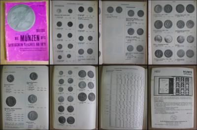 Catalog mic Dietzel-Monede Germania-Reich-Bundes-DDR. August 1974 foto