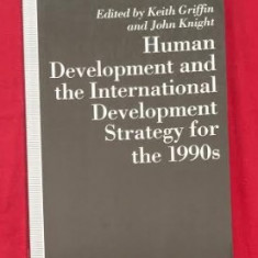 Human development and international development strategy for the 1990s