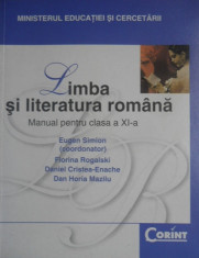 Limba si Literatura Romana, manual pentru clasa a XI-a de Eugen Simion foto