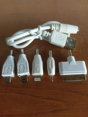 Set mufe incarcare 5 in 1, Mufe: micro USB, mini USB, iPhone 4/5/6/7/8/x, Nokia foto