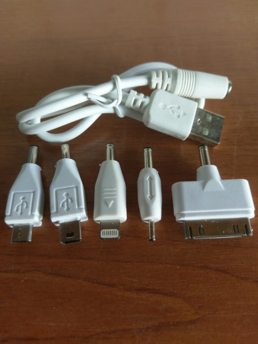 Set mufe incarcare 5 in 1, Mufe: micro USB, mini USB, iPhone 4/5/6/7/8/x, Nokia