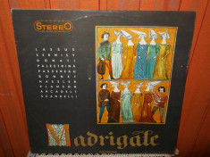 -Y- RECITAL DE MADRIGALE ( CORUL MADRIGAL ) DISC VINIL foto